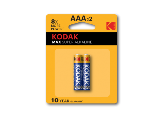 Kodak Max Super Alkaline AAAX2