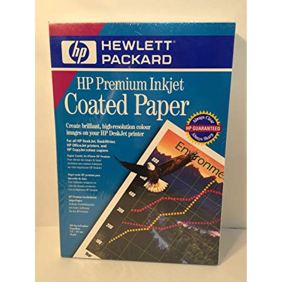 HP Inkjet Coated Paper 100 Sheet , 98GM ( 51634Z )