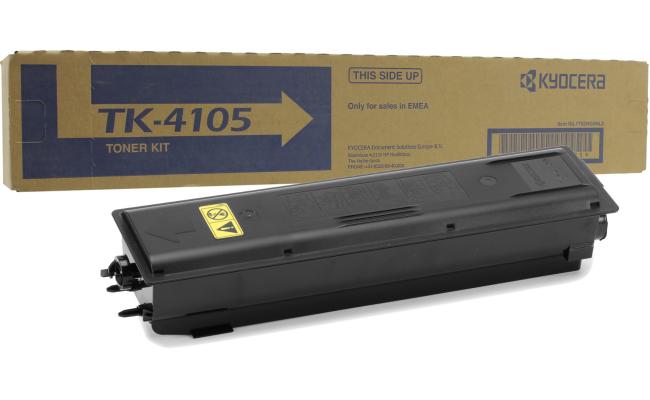 Kyocera toner cartridge black (1T02NG0NL0, TK4105)/for use in Kyocera TASKalfa 1800/ 2201/ 1801 and 2200 and others (Original)