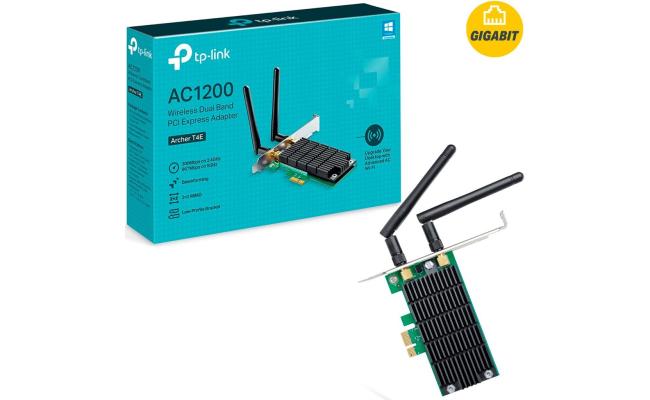 AC1200 Wireless Dual Band PCI Express Adapter Archer T4E