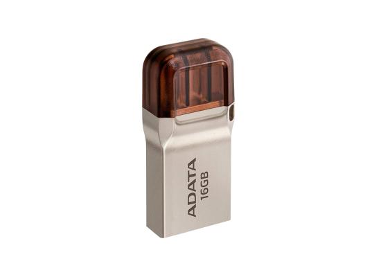 ADATA 16 GB UC360 USB 3.1 On-The-Go Flash Drive USB-A and MicroUSB Port (AUC360-16G-RGD)