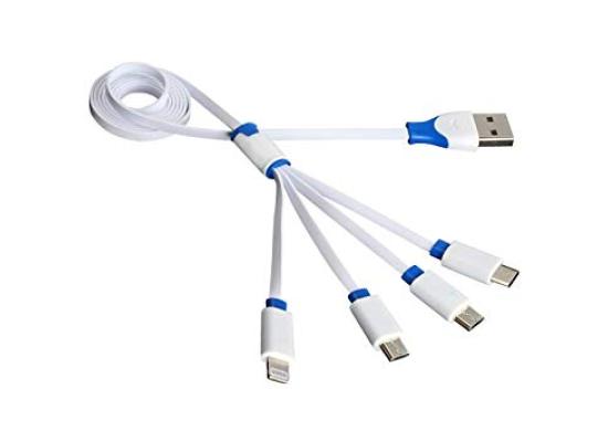 4 IN 1 Universal Cable Charge USB 2.0 to Lightning & MicroUSB & iphon 3,4 &ipad 1,2,3 