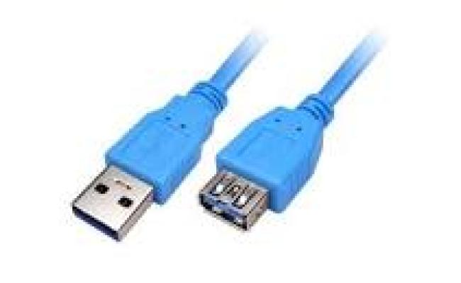 CABLE USB3.0 EXT 1.5M BLUE