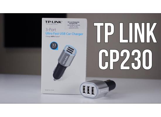 TP LINK CP230 UN 3-PORT USB CAR CHARGER ULTRA FAST 33W/6.6A