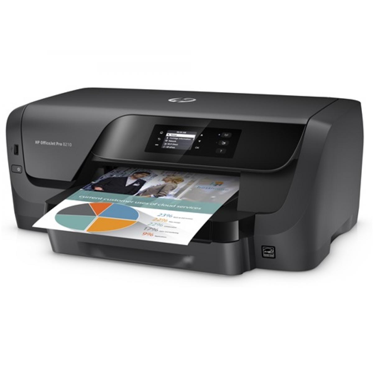 HP Officejet Pro 8210 Color Wireless Printer D9L63A