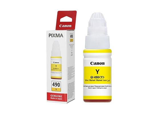 Canon GI-490Y Yellow Original Ink Bottle