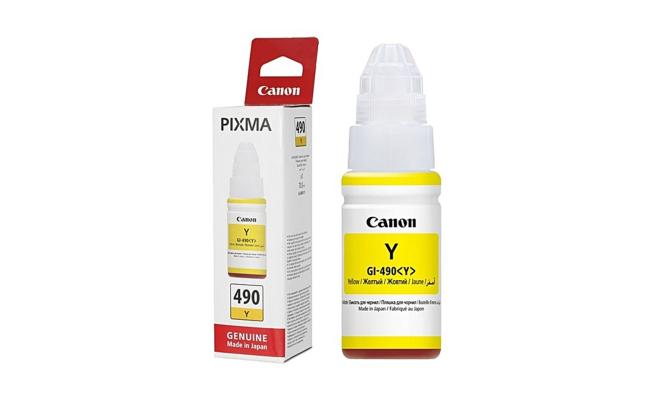 Canon GI-490Y Yellow Original Ink Bottle