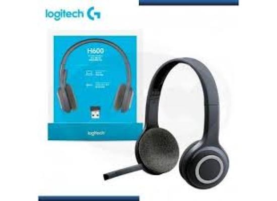 Logitech Over-The-Head Wireless Headset H600 closed-ba