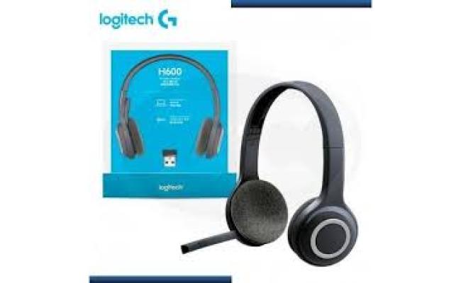 Logitech Over-The-Head Wireless Headset H600 closed-ba