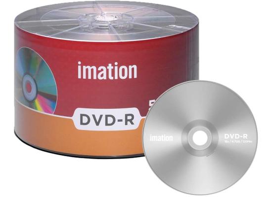 IMATION DVD-R-50PC VALUEPACK 16X/4.7GB/120MIN MADE IN VIETNAM