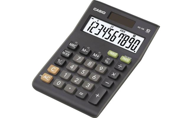 CASIO CALCULATOR TAX AND EXCHANGE 8-DIGITS TWO WAY POWER