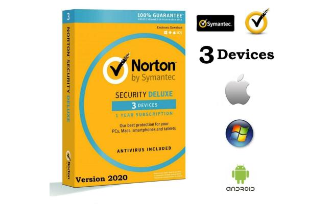 NORTON BY SYMANTEC SECURITY DELUXE (3 DEVICES) 3.0 AR 1 YEAR PROMO-MM (1U-3D-T2)