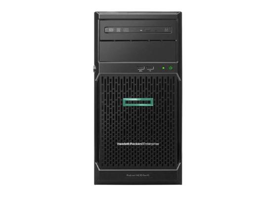 HPE ProLiant ML30 Gen10 entry server with one Intel® Xeon® E-2224 processor, 8 GB memory, 4 large form factor non-hot-plug drive bays, and one 350W power supply( P16926-421)