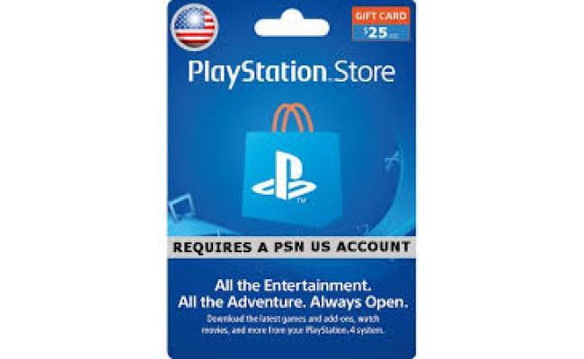 25 playstation store gift card