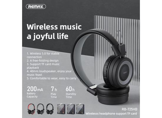 Remax Bluetooth headphone RB-725HB support TF card