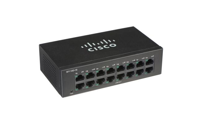 Cisco SF100D-16 16-Port Desktop 10/100 Switch
