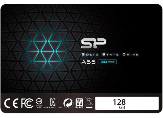 Siliconpow SP128GBSS3A55S25 - Silicon Power SSD Ace A55 128GB 2.5'', SATA III 6GB/s, 560/530 MB/s, 3D NAND
