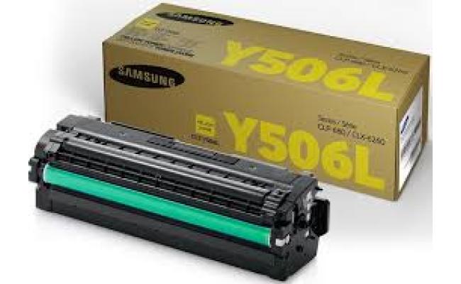 Samsung CLT-Y506L High Yield Yellow Toner Cartridge (SU517A)