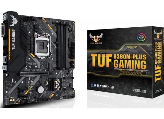 Asus TUF B360M-PLUS Gaming Intel B360 LGA 1151 (Socket H4) Micro ATX