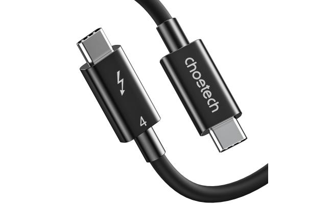 A3010 Choetech Thunderbolt 4 Cable 2.6ft 40Gbps With 100W Charging And 8K@30Hz 5K@60Hz Or Dual 4K Video