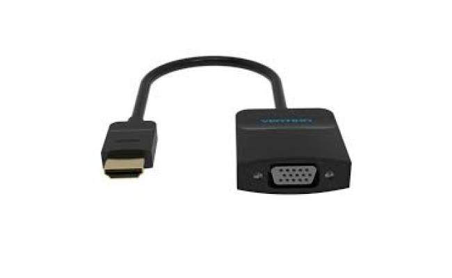 Vention Converter from HDMI to VGA Adapter Digital to Analog (Black) [ACFBB]