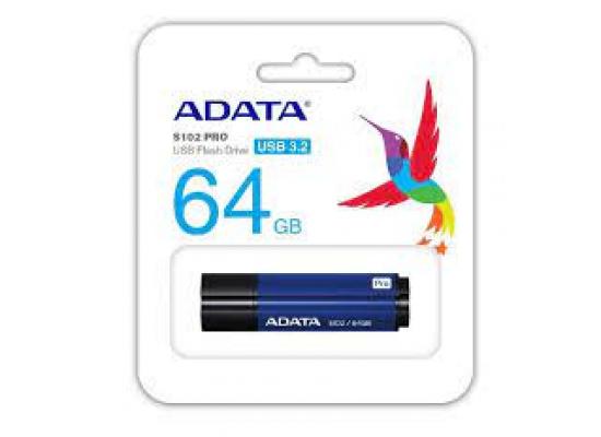ADATA S102 Pro Flash Drive 256GB Ultra Fast USB 3.0 Read Speed 100 MB/s, Grey