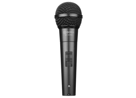 BOYA BY-BM58 is a cardioid dynamic vocal handheld microphone, it’s your ideal choice for capturing vocal and speech performance