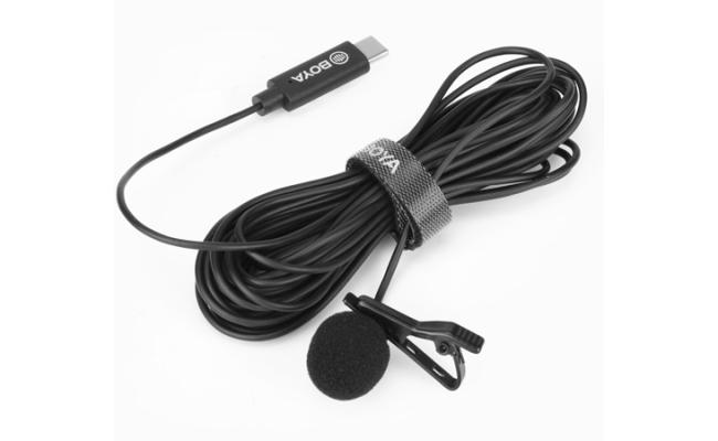 BOYA BY-M3 is a digital USB Type-C lavalier microphone, which is specially designed for Android devices and others devices