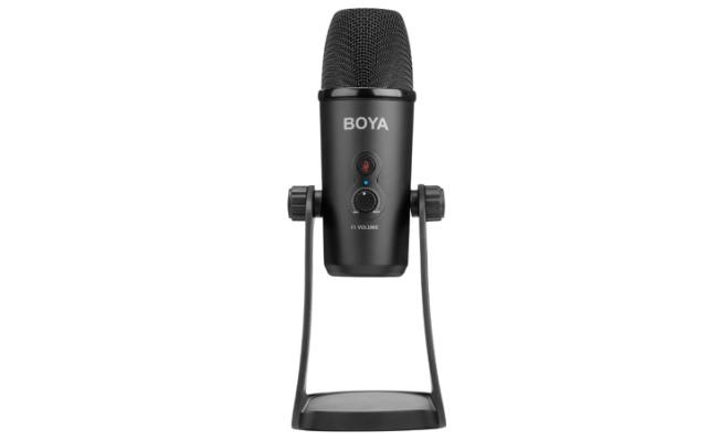 BOYA BY-PM700 is a USB condenser microphone, and compatible with Windows and Mac Computers.
