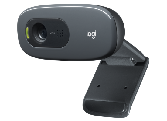 Logitech C270 HD Webcam, 720p Video