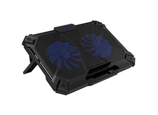 COOLCOLD K35 Laptop Cooler Cool,Gaming Cooling Pads,Adjustable Stand pad,Led Light,USB Powered with Air Wind Speed Fan for 12-17 inch Laptops Notebook