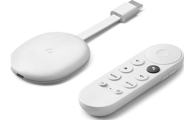 Google Chromecast with HD Google TV, Snow (GA03131-US)