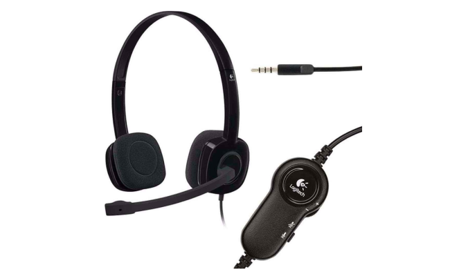 Logitech H151 Stereo Headset with Noise-Cancelling Mic