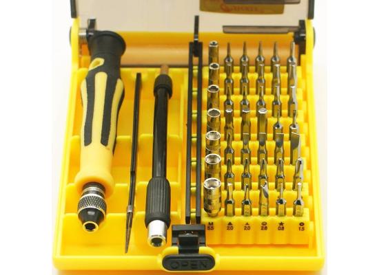 JAKEMY JJM-6089 A/B/C Type 45in1 Multi Electrical Repair Hand Tools Magnetic Opening Tool Kit Screwdriver for Cell Phone Notebook Laptop