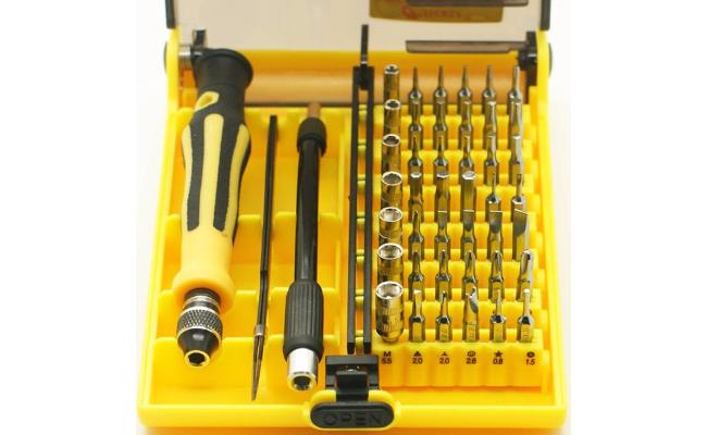 JAKEMY JJM-6089 A/B/C Type 45in1 Multi Electrical Repair Hand Tools Magnetic Opening Tool Kit Screwdriver for Cell Phone Notebook Laptop