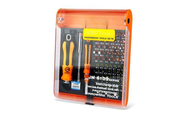 Jakemy JM-6109 72 in 1 Screwdriver Set Multi-function Tool Kit for Maintenance -Orange