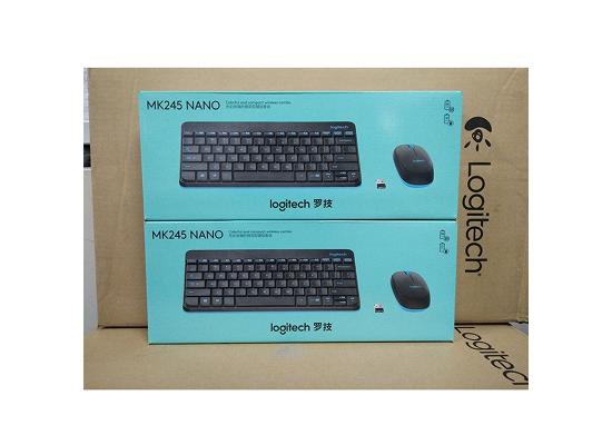 Logitech MK245 NANO Mouse and Keyboard Combo Black Color