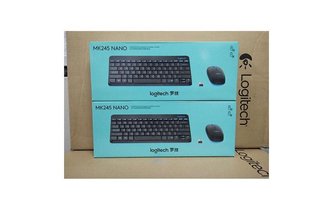 Logitech MK245 NANO Mouse and Keyboard Combo Black Color