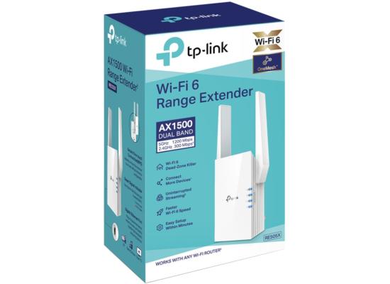 AX1500 Wi-Fi 6 Range Extender RE505X New