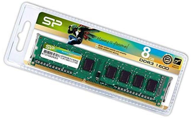 Silicon Power DIMM 8GB DDRIII 1600MHZ 512 * 8 240 PIN 16 CHIPS