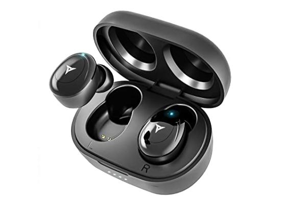 TWS 4 Wireless Bluetooth Earbuds Ear Buds Auto Connect on and Off with Charging case