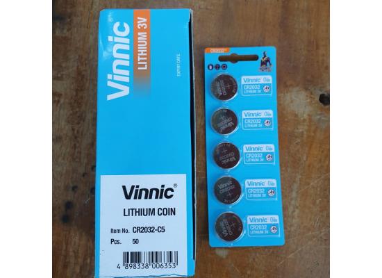 VINNIC CR2032 LITHUM 3V