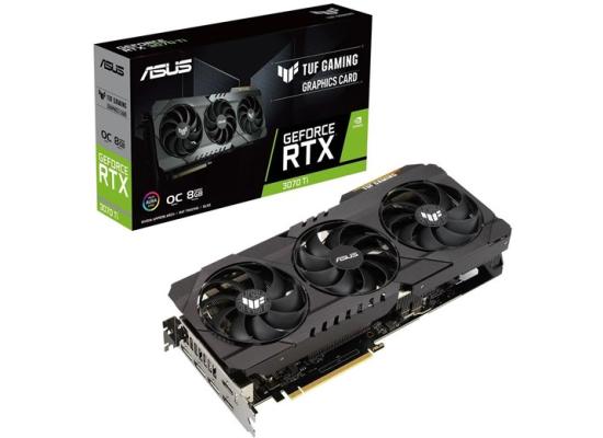 ASUS TUF Gaming GeForce RTX™ 3070 Ti OC Edition 8GB GDDR6X buffed-up design with chart-topping thermal performance