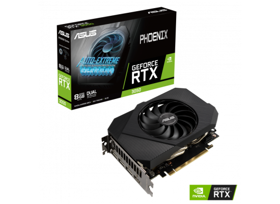 ASUS Phoenix GeForce RTX™ 3050 8GB GDDR6 brings ultra high frame rates for today’s most popular titles.