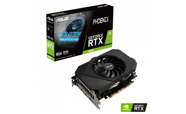 ASUS Phoenix GeForce RTX™ 3050 8GB GDDR6 brings ultra high frame rates for today’s most popular titles.