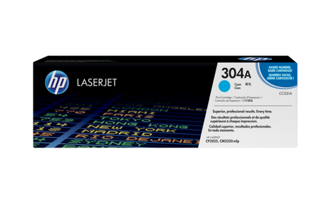 HP CC531A Laser Toner Cartridge Cyan (Original)
