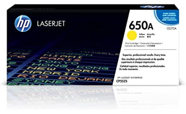 HP CE272A Laser Toner Cartridge Yellow (Original)