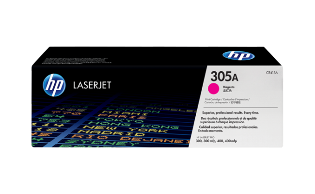 HP CE413A 305A Laser Toner Cartridge Magenta (Original)