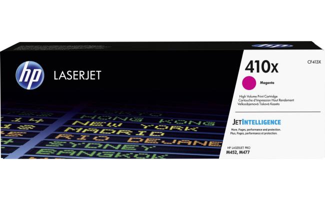 HP CF413X (410X) Magenta High Yield Laser Toner Cartridge (Original)