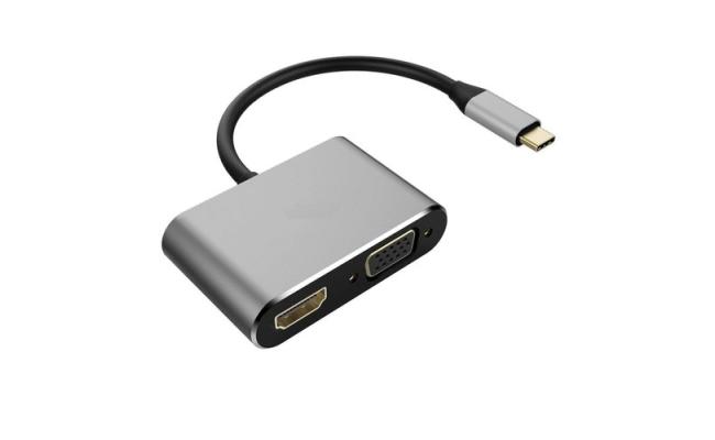 CONVERTER TYPE C TO HDMI AND VGA